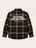 Flanellhemd No Risk no Glory