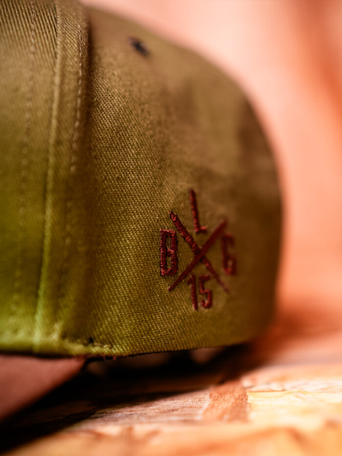 Snapback Olive gebogen – Bild 3