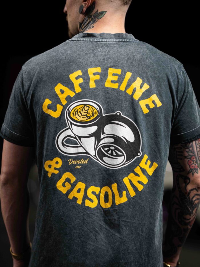 T-Shirt Caffeine and Gasoline – Bild 4